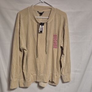 NWT LADIES Beige Long-Sleeve Top SIZE 2X